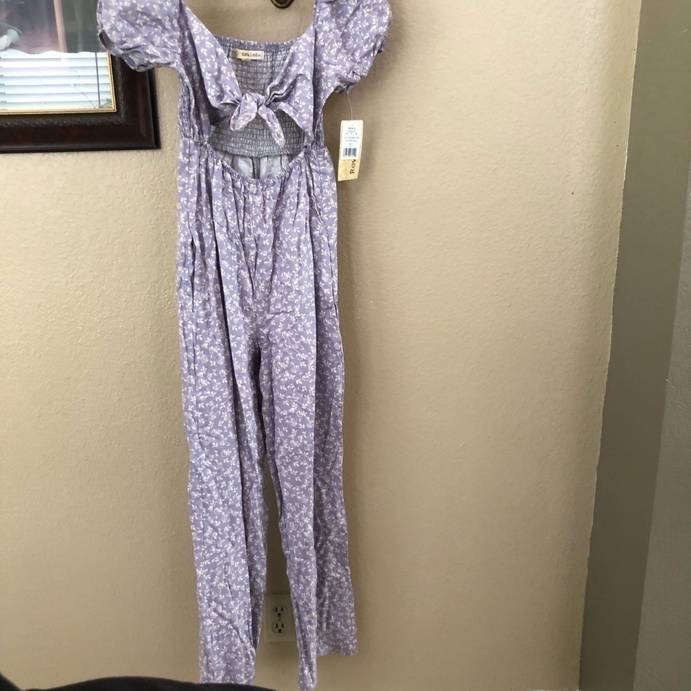 NWT Rewind Floral Print Jumpsuit Size Small - Picture 4 of 9